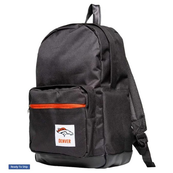 Denver Broncos Black Collection Backpack - Picture 1 of 3